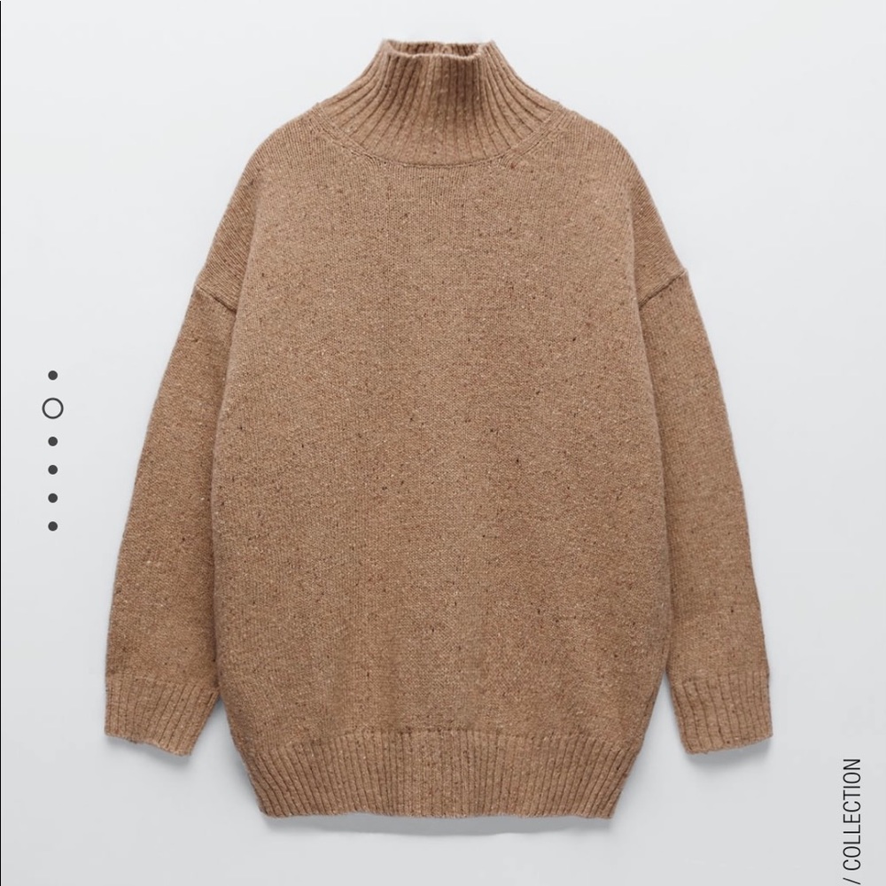 Zara knit wool blend high turtleneck